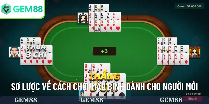 Hướng dẫn cách chơi mậu binh