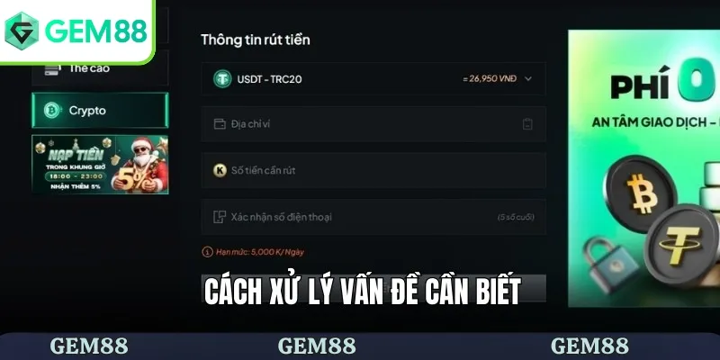 Cách xử lý vấn đề cần biết